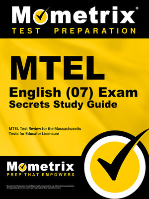 cover image of MTEL English (07) Exam Secrets Study Guide